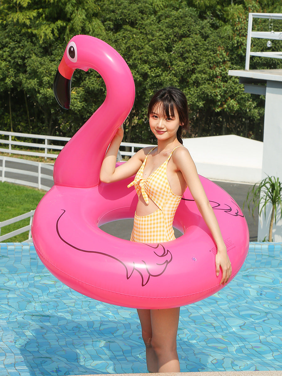 Inflatable Swan Swimming Ring