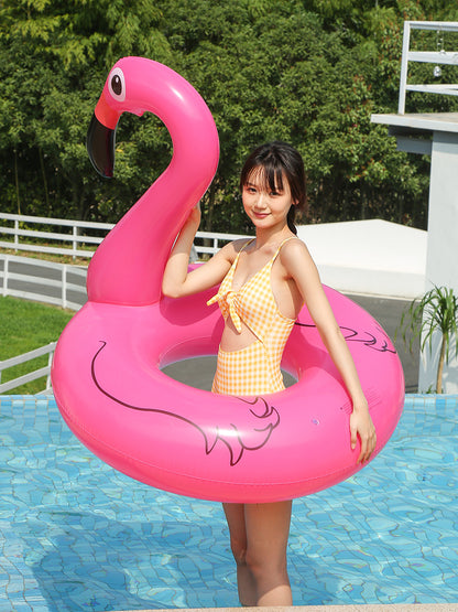 Inflatable Swan Swimming Ring
