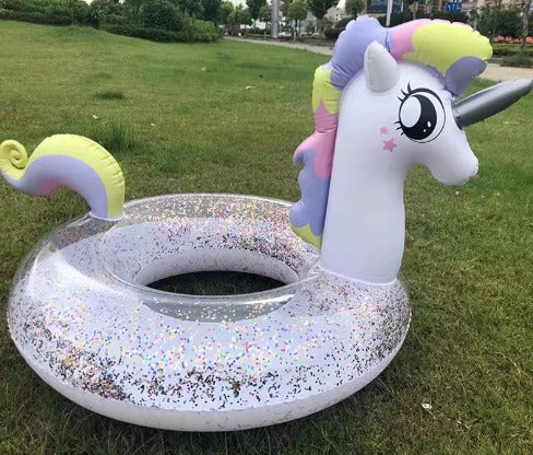 Inflatable Swan Swimming Ring