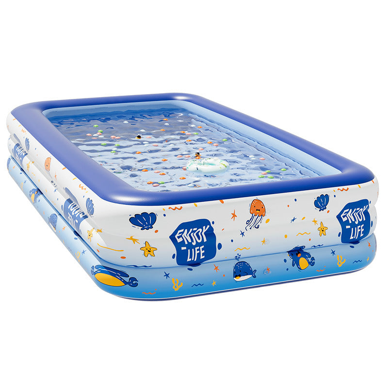 Inflatable swimming pool
