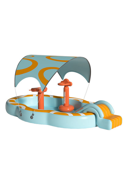 Inflatable swimming pool