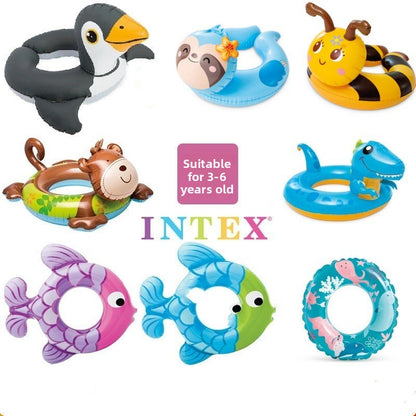 Inflatable swimming ring
