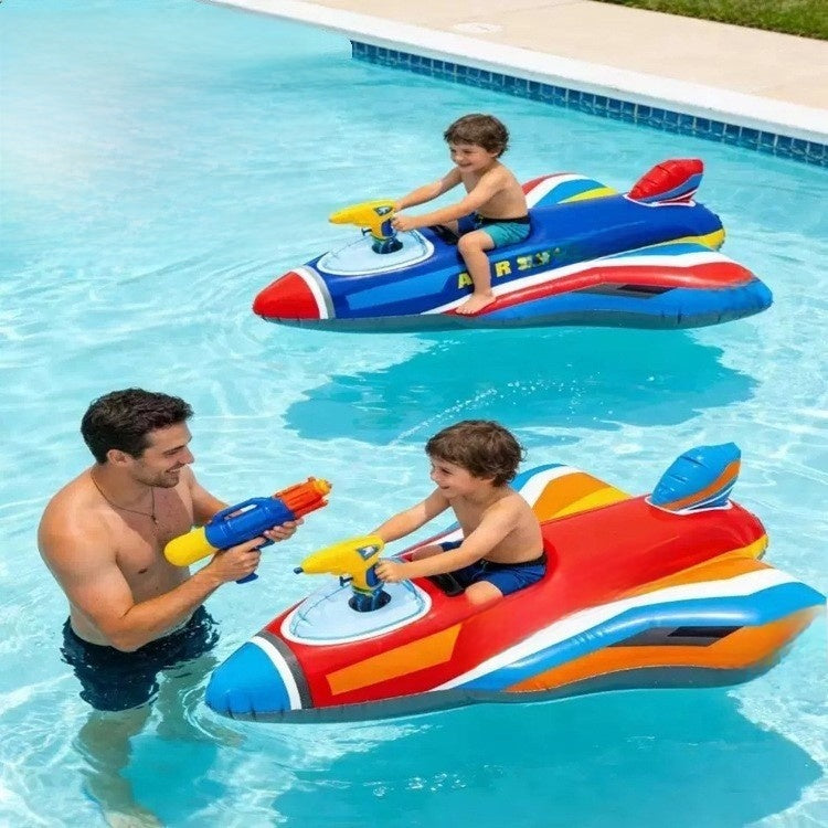 Inflatable swimming ring