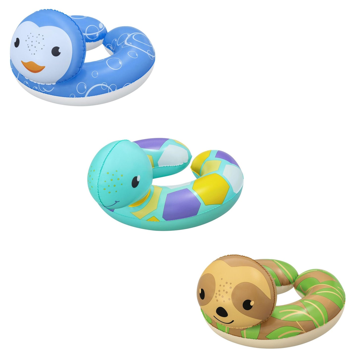 Inflatable swimming ring