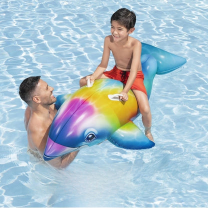 Inflatable swimming ring