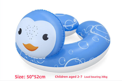 Inflatable swimming ring