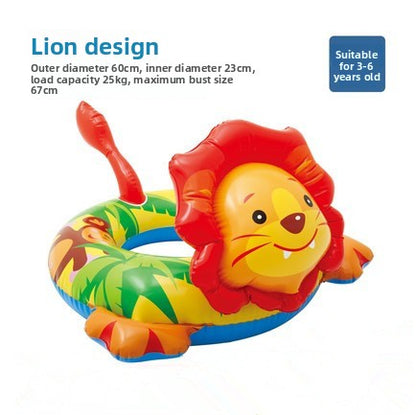 Inflatable swimming ring
