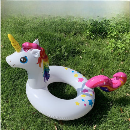 Inflatable swimming ring