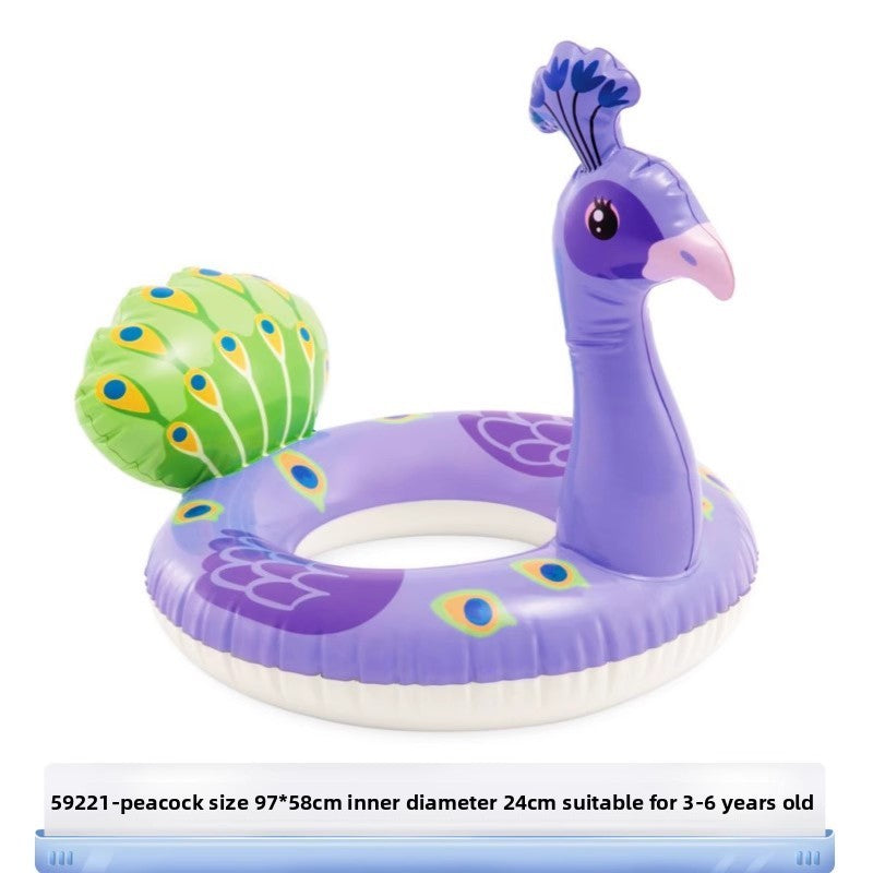 Inflatable swimming ring