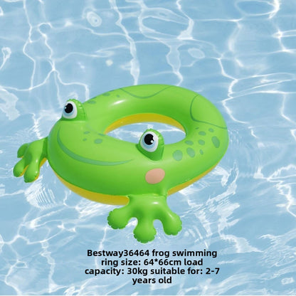 Inflatable swimming ring
