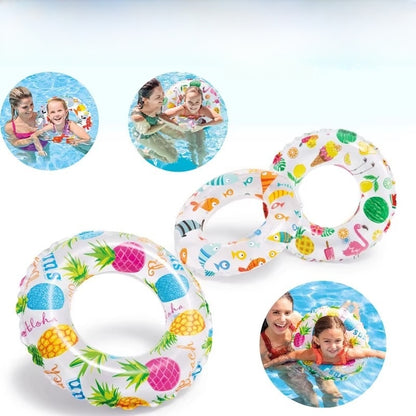 Inflatable swimming ring