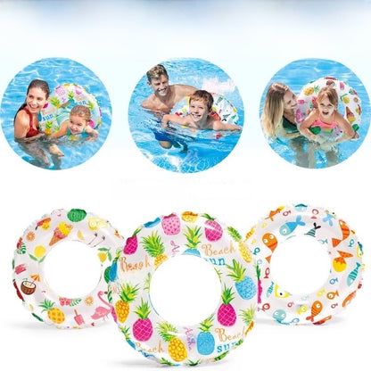 Inflatable swimming ring