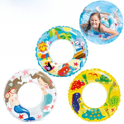 Inflatable swimming ring