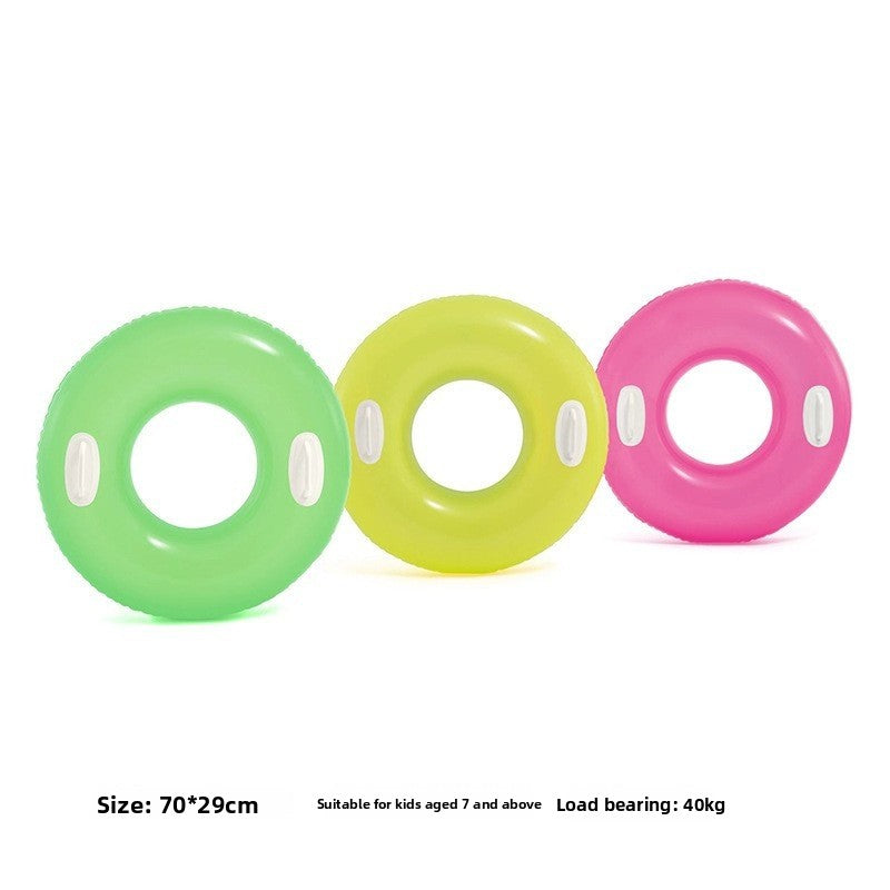 Inflatable swimming ring