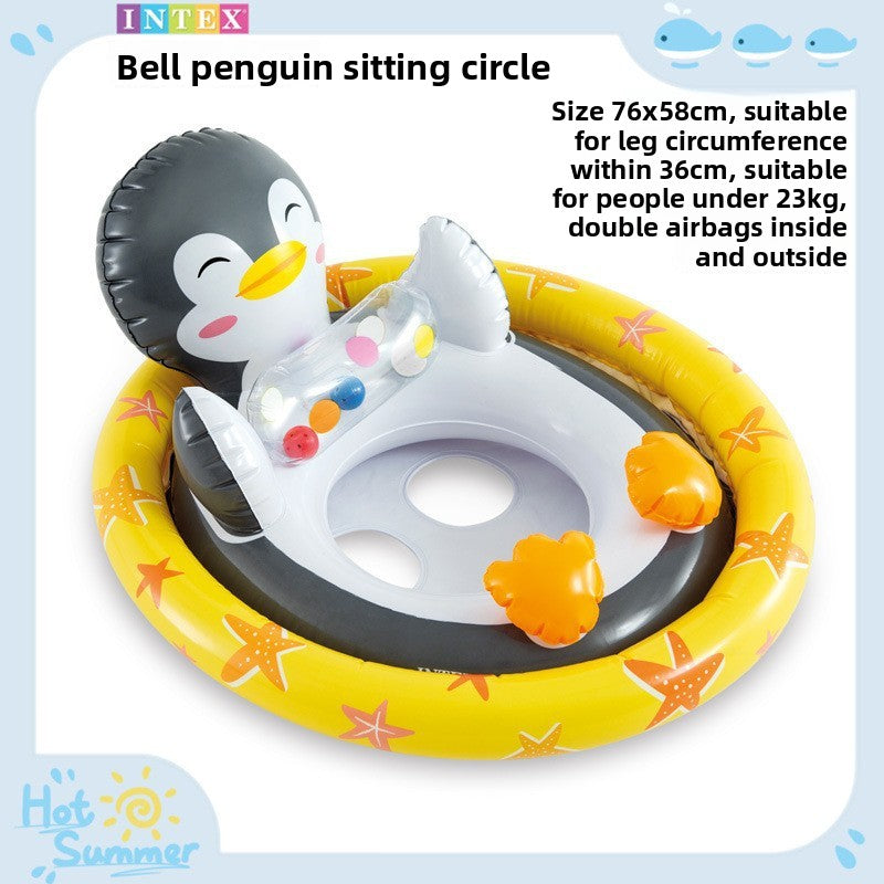 Inflatable swimming ring