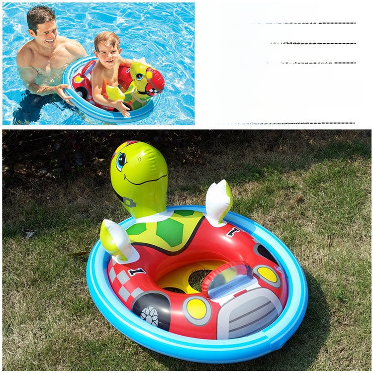 Inflatable swimming ring