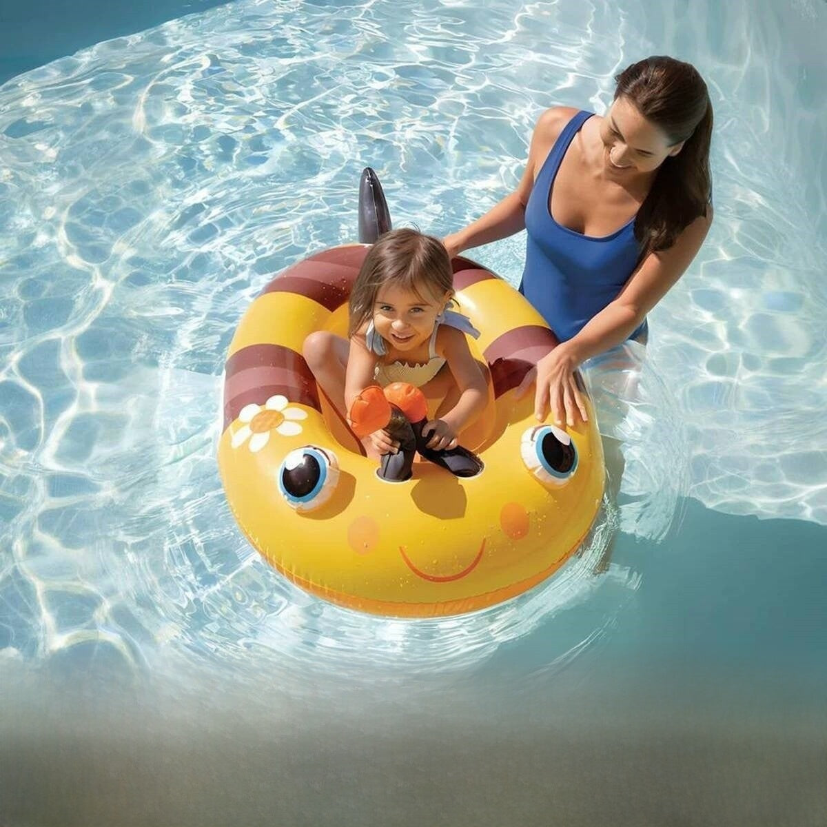 Inflatable swimming ring