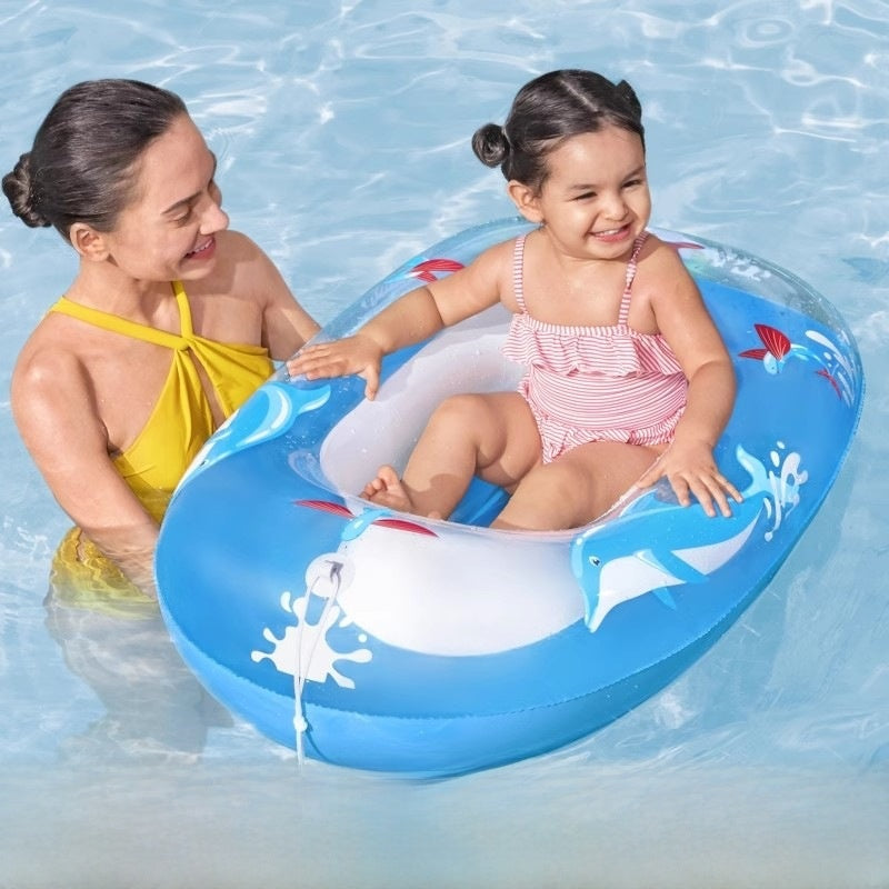 Inflatable swimming ring