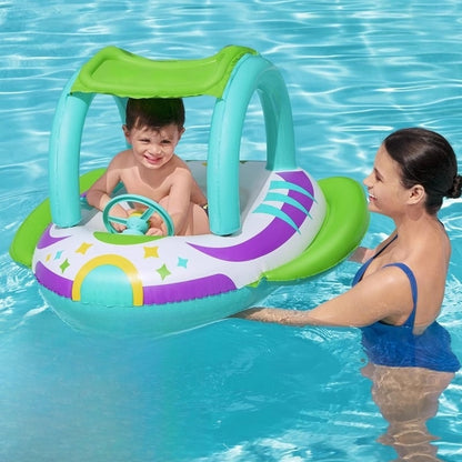 Inflatable swimming ring