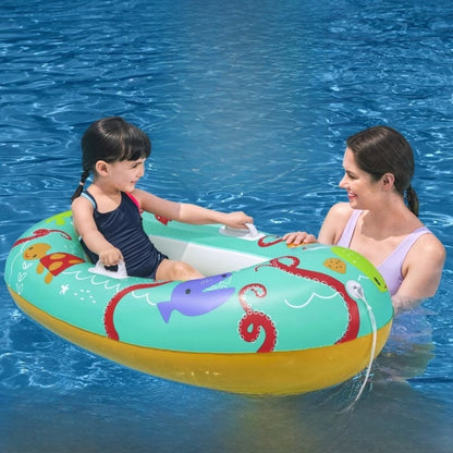 Inflatable swimming ring