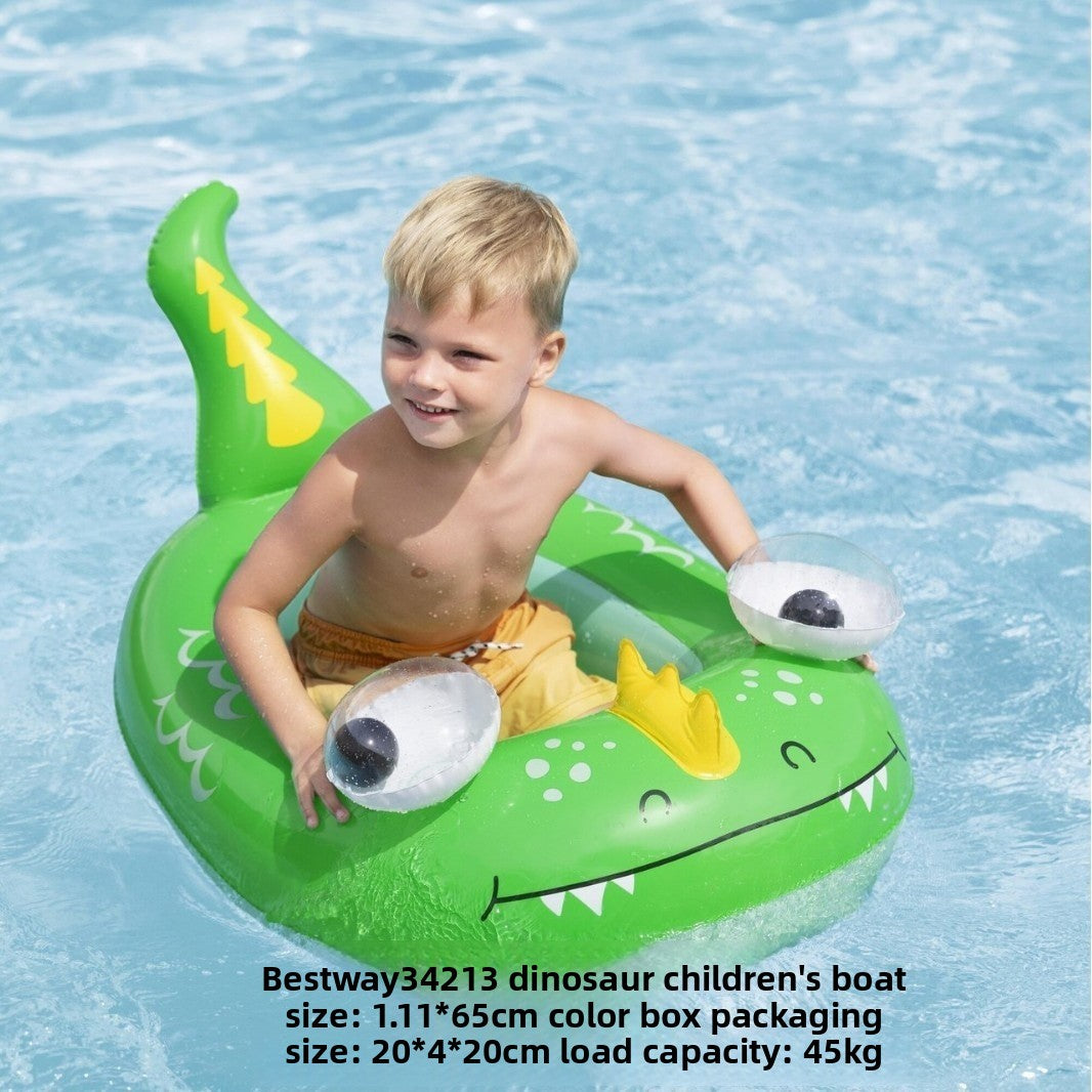 Inflatable swimming ring