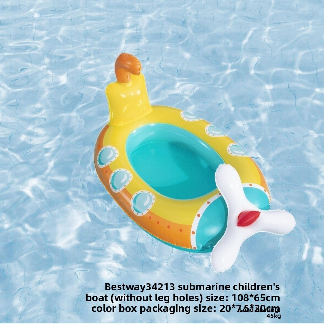 Inflatable swimming ring