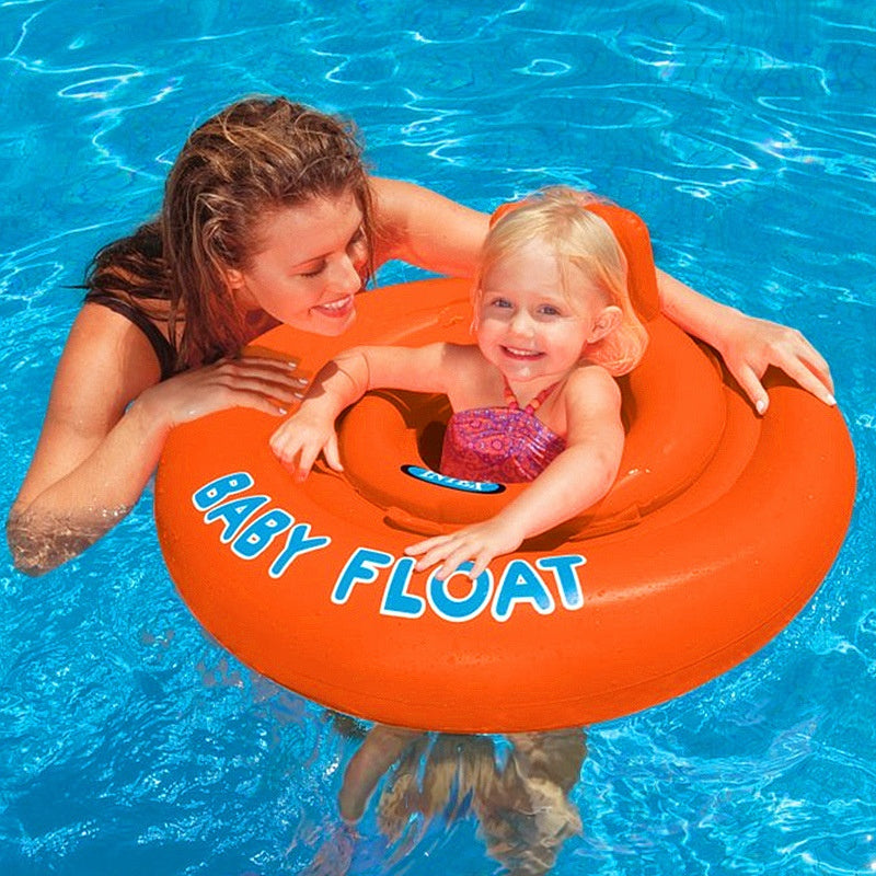 Inflatable swimming ring