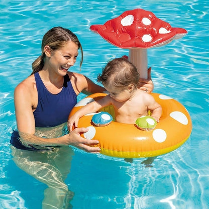 Inflatable swimming ring