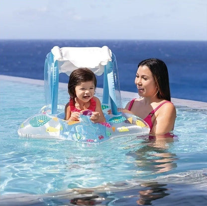 Inflatable swimming ring