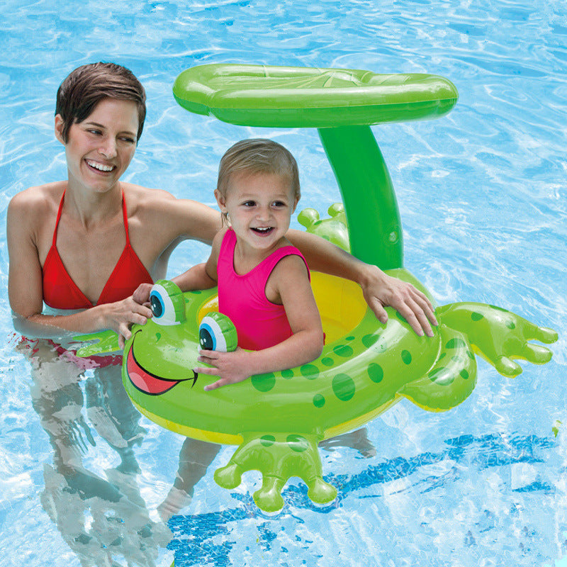 Inflatable swimming ring