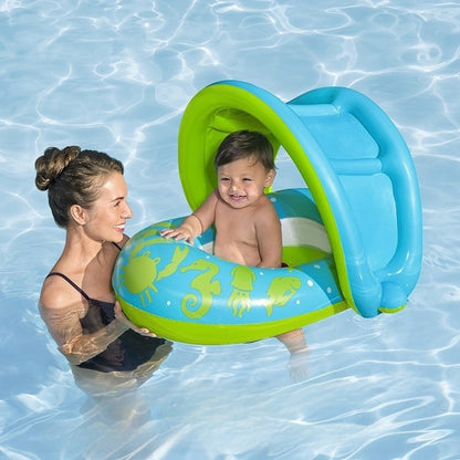 Inflatable swimming ring