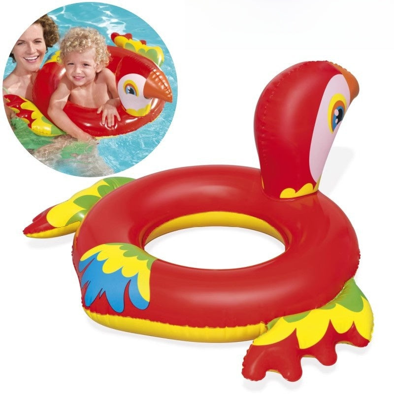 Inflatable swimming ring