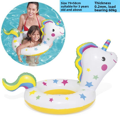 Inflatable swimming ring