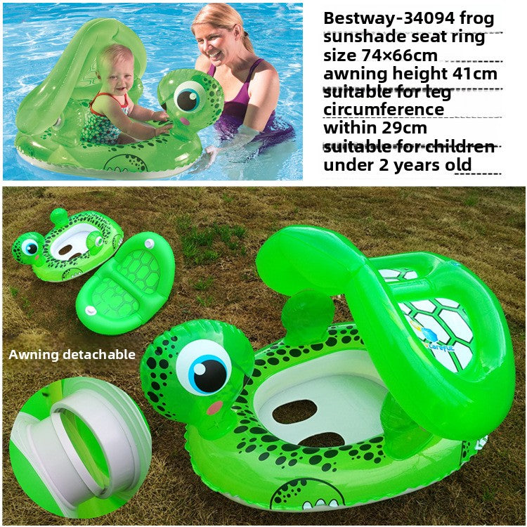 Inflatable swimming ring