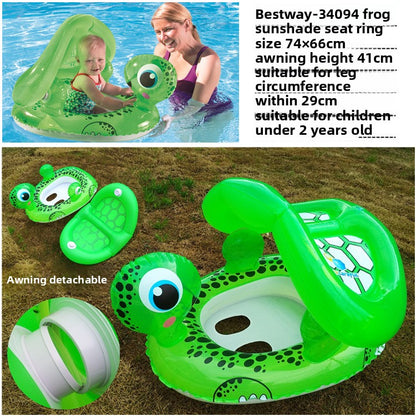 Inflatable swimming ring