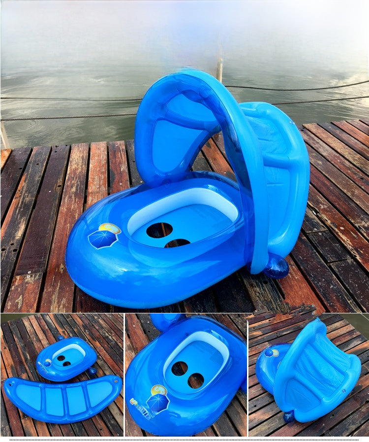 Inflatable swimming ring