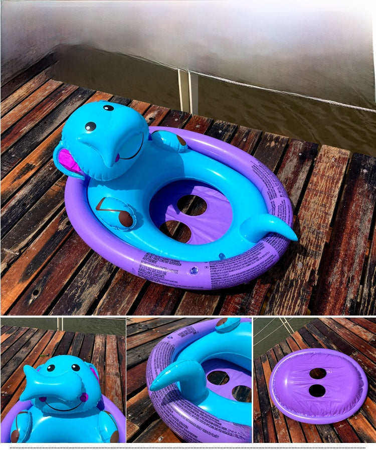 Inflatable swimming ring