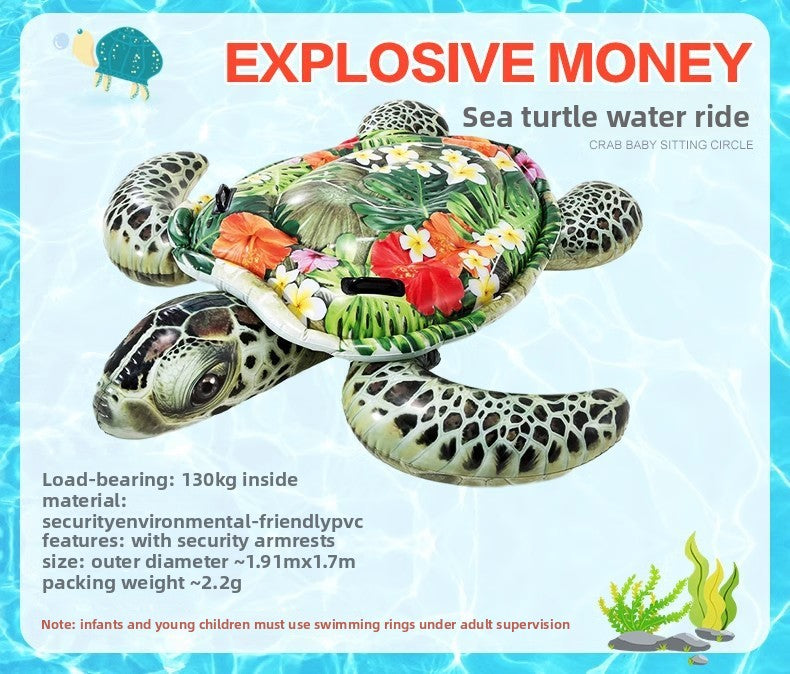 Inflatable swimming ring