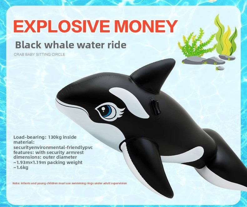 Inflatable swimming ring