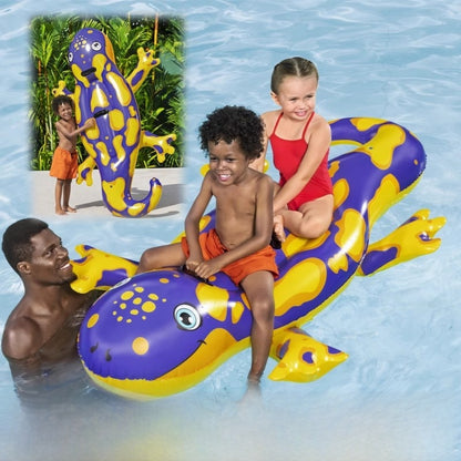 Inflatable swimming ring