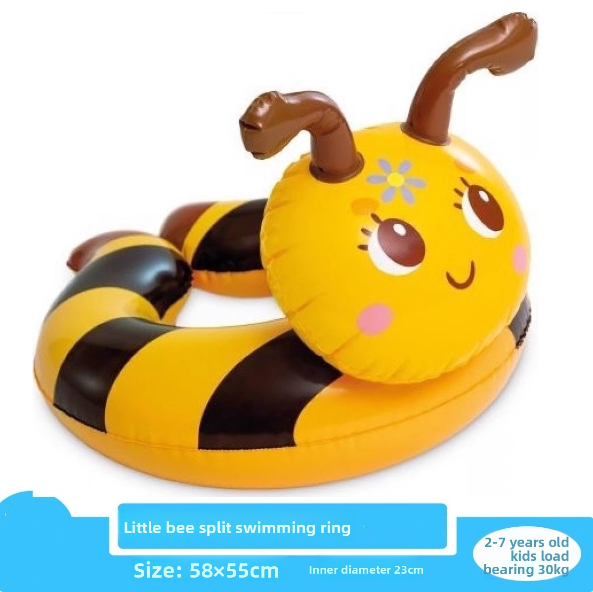 Inflatable swimming ring