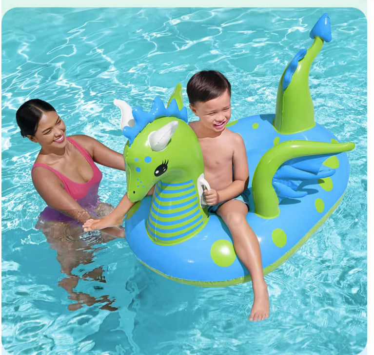 Inflatable swimming ring