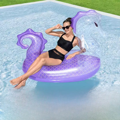 Inflatable swimming ring