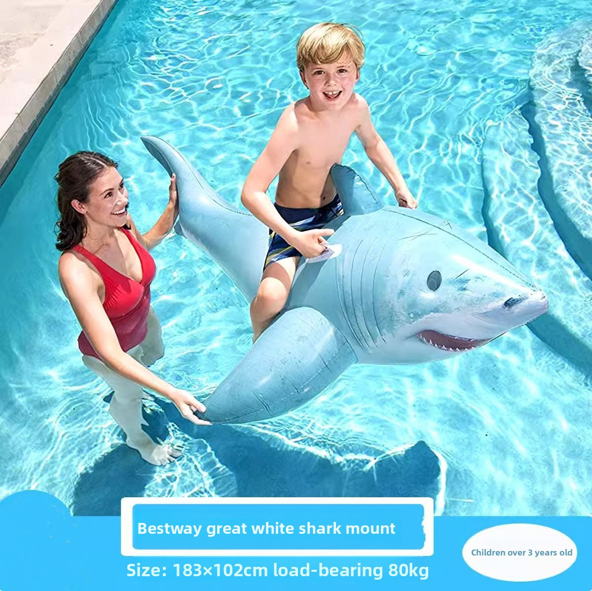 Inflatable swimming ring