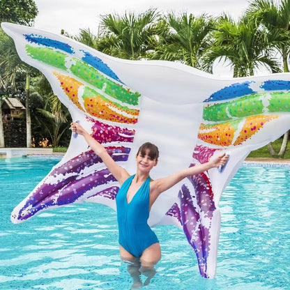 Inflatable swimming ring