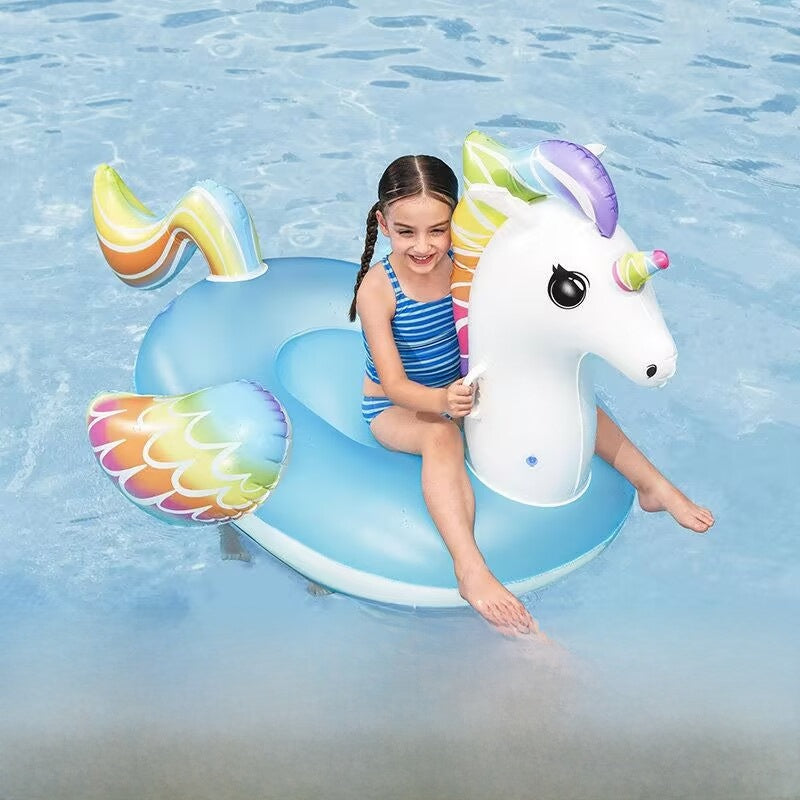 Inflatable swimming ring