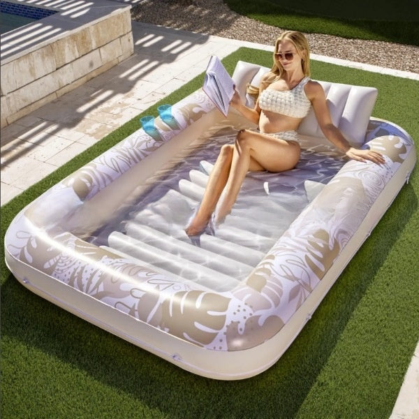 Inflatable Tanning Pool Float Bed
