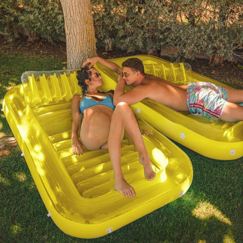 Inflatable Tanning Pool Float Bed