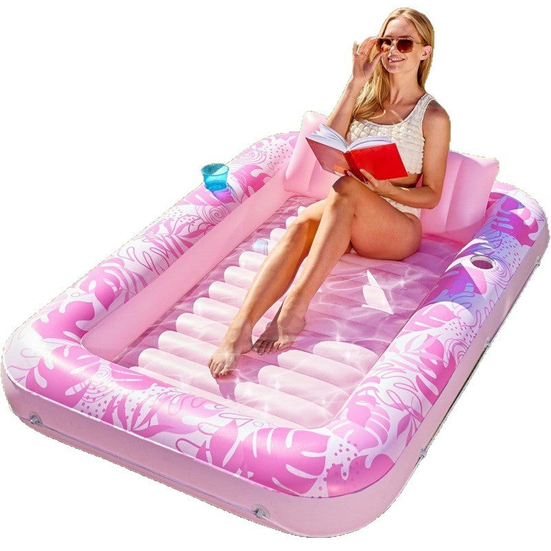 Inflatable Tanning Pool Float Bed
