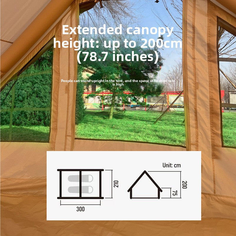 Inflatable tent